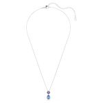 Chroma pendant Mixed cuts, Multicolored, Rhodium plated